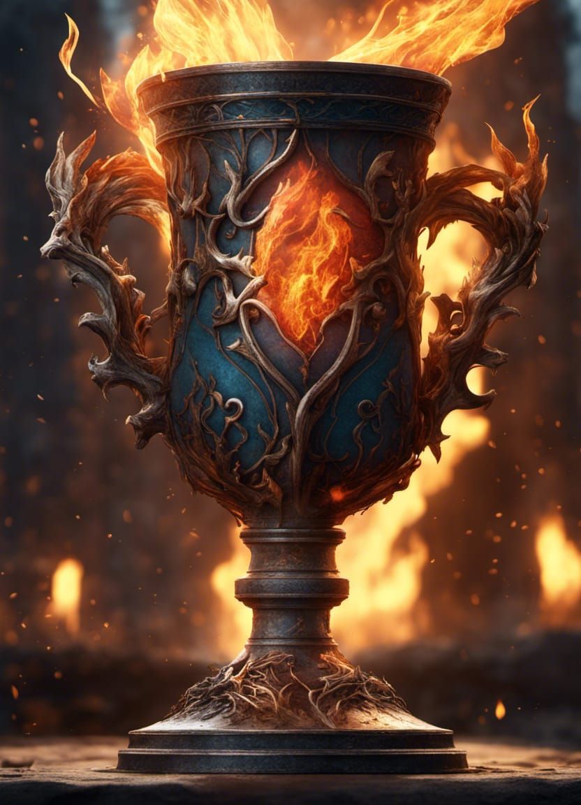 a goblet of fire  by @3P-Voltage