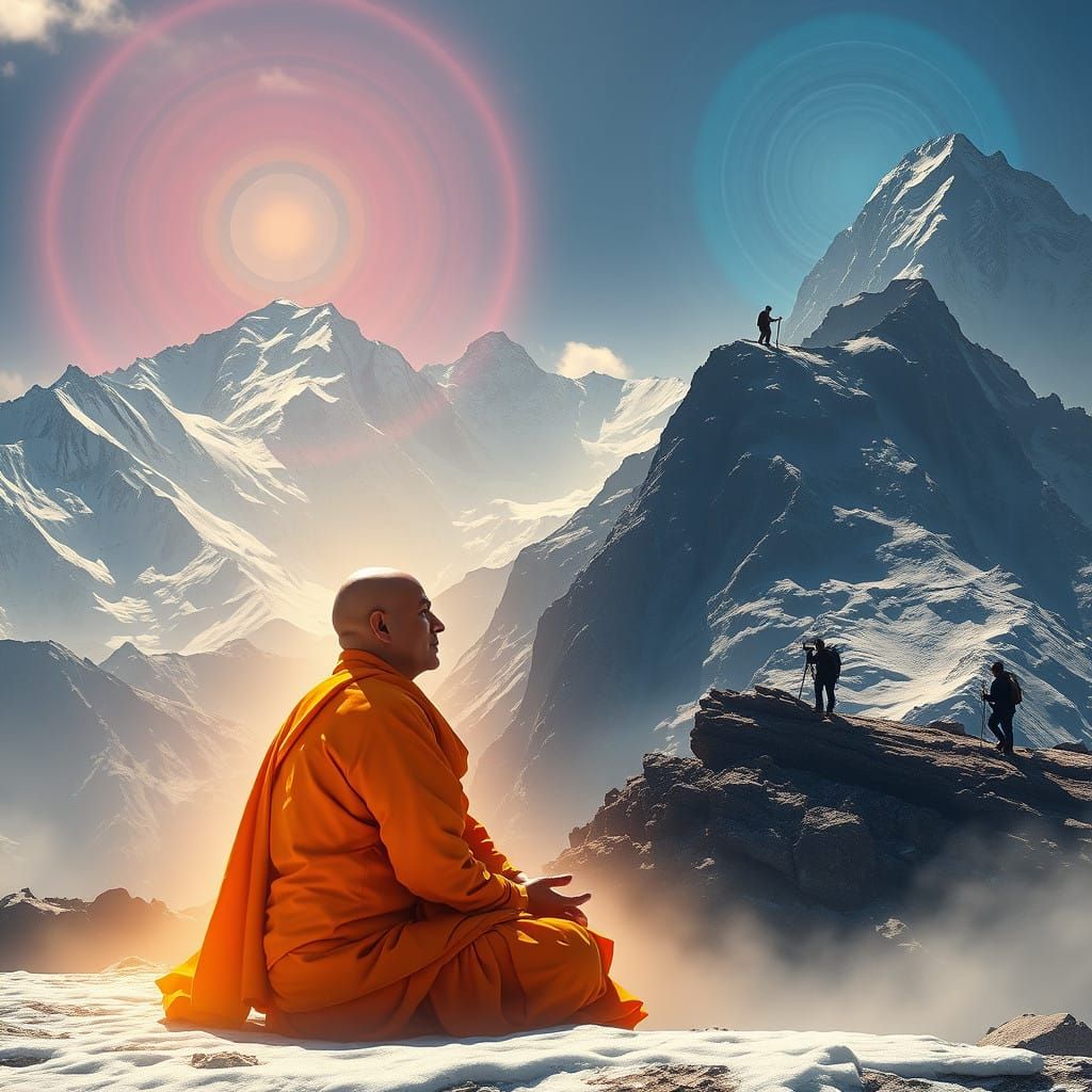 Harmony of East and West in the Himalayan Mountains