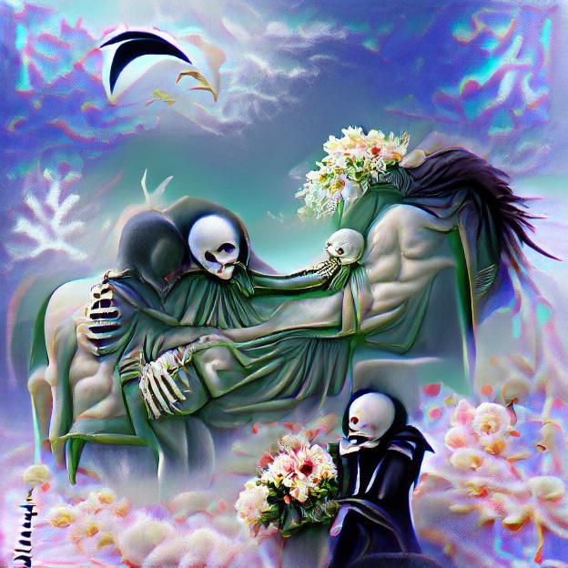 Death embrace life