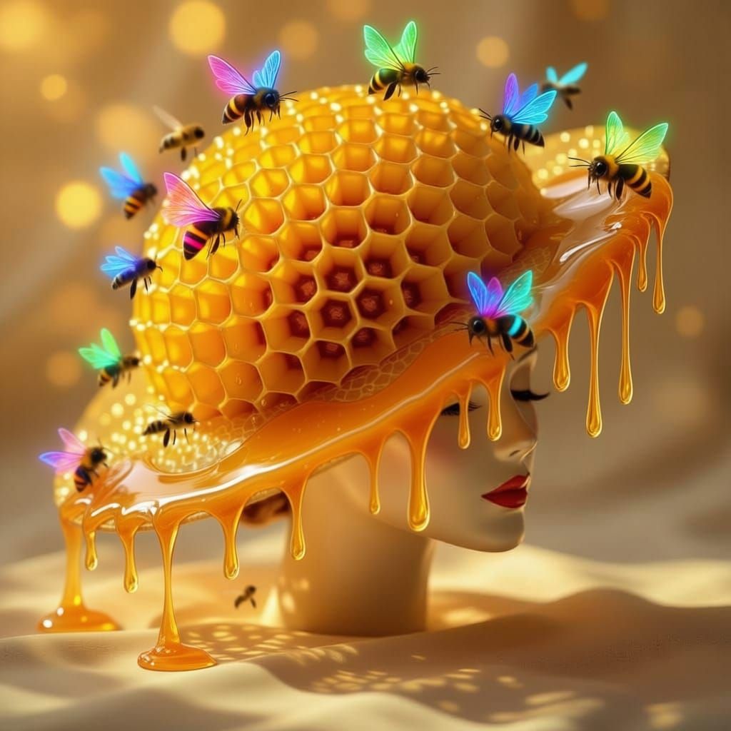 Honey hat  by @Linda