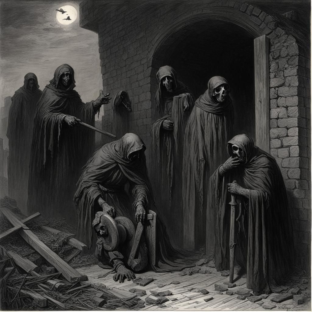 the black death - AI Generated Artwork - NightCafe Creator