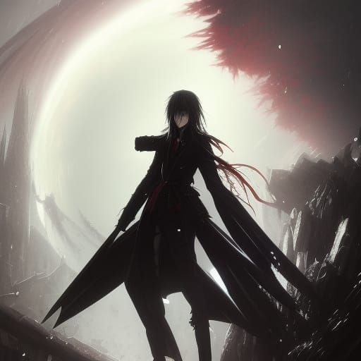Vampire Knight of the Moon a masterpiece, 8k resolution, dar...
