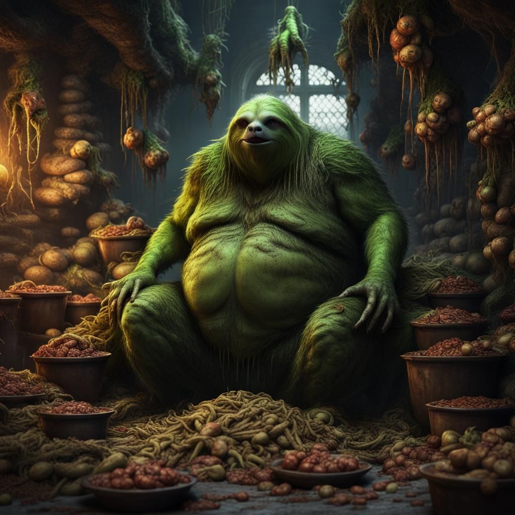 Gluttony Demon  by @razorbladez2112