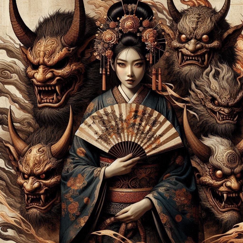Geisha and the Oni
