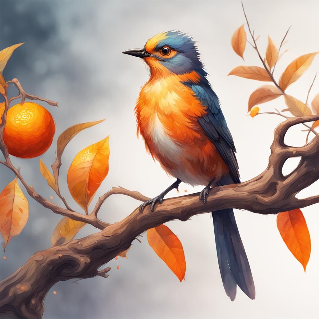 Watercolour Bird