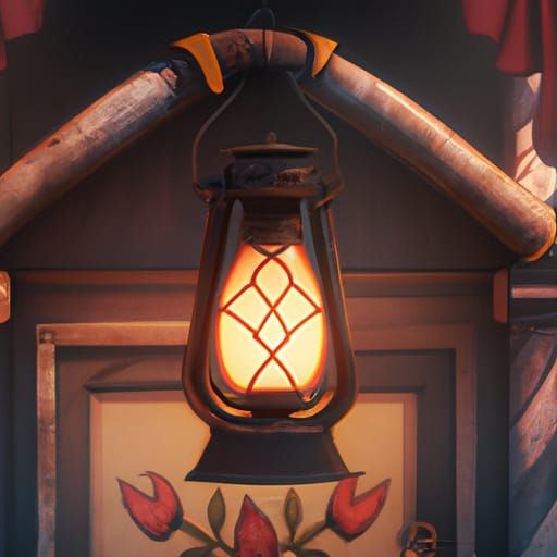 Lamp over the room