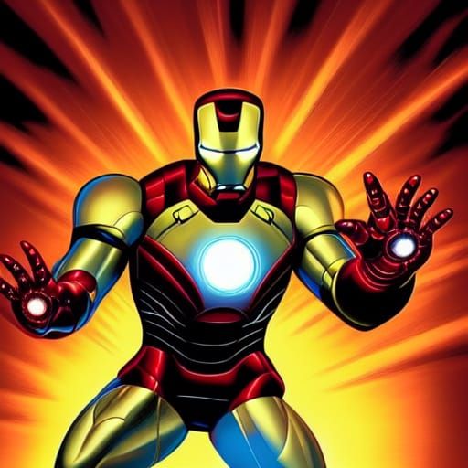 Iron man - AI Generated Artwork - NightCafe Creator