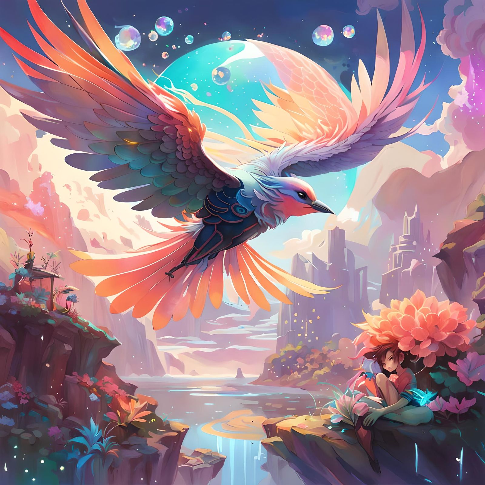 Mythical Bird  by @Shelly