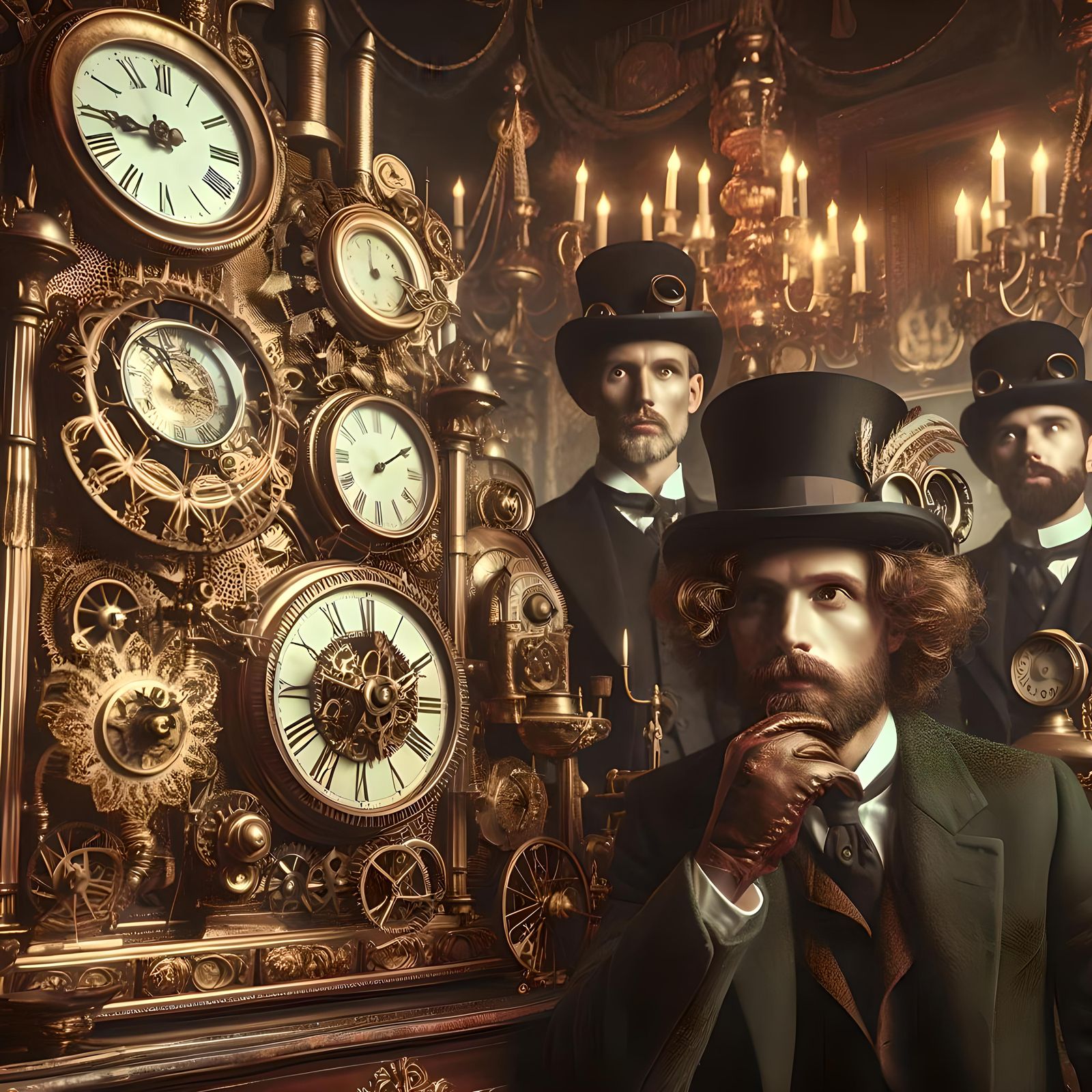 THE  VICTORIAN STEAMPUNK MEGA CLOCKSMITHS