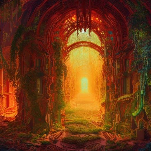 Forest of doorways