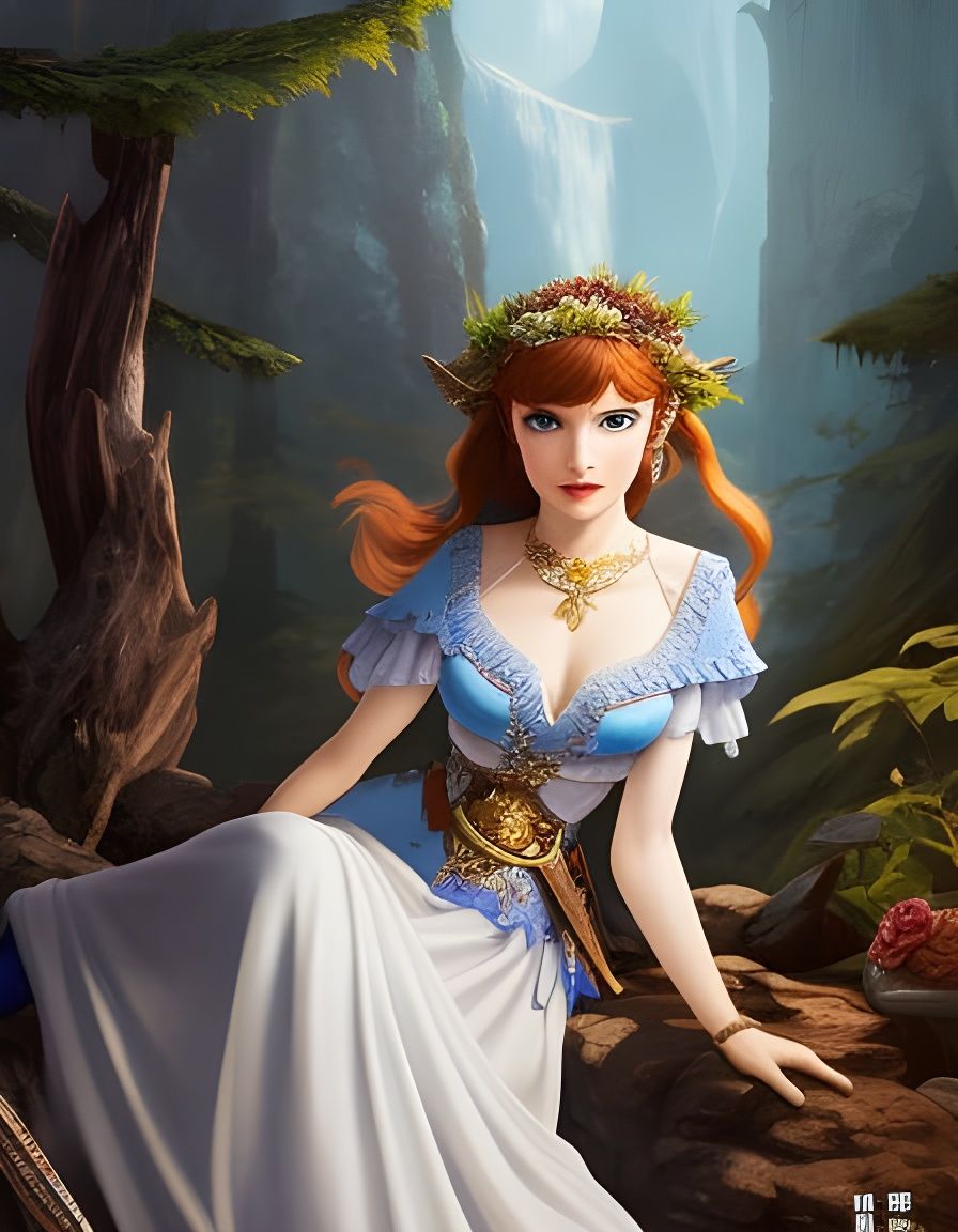 A Woman in the Woods
