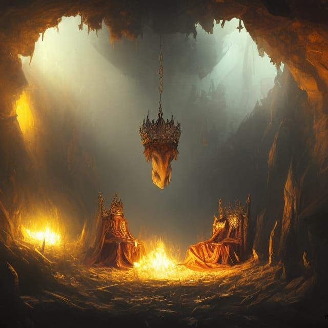 Crown Jewels sitting atop a dead king