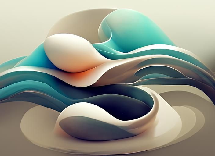 Soothing abstract forms