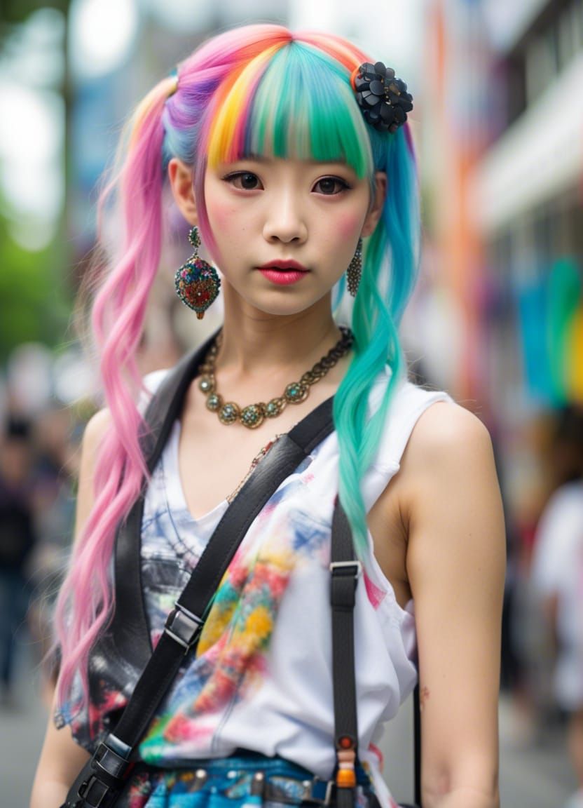 Harajuku Japanese Street Fashion 4  by @Aurora Starshine