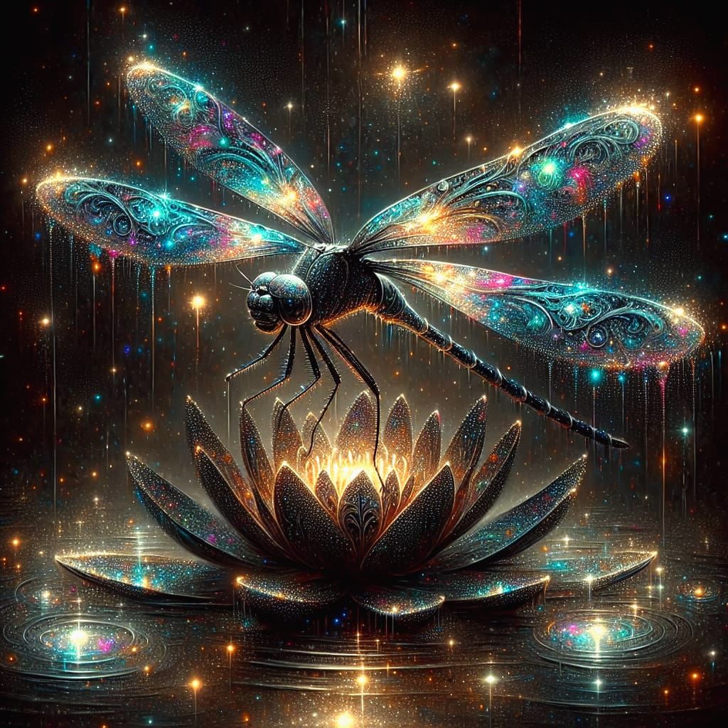 Black Dragonfly   by @MArt