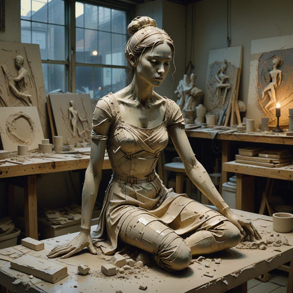 Terracotta dancer, ver. 1