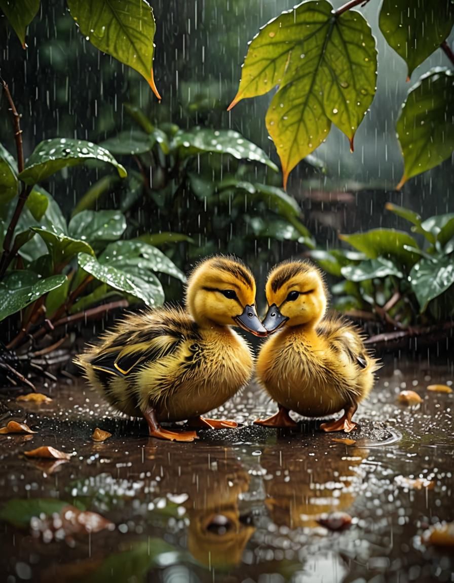 Two little ducks  by @Ross