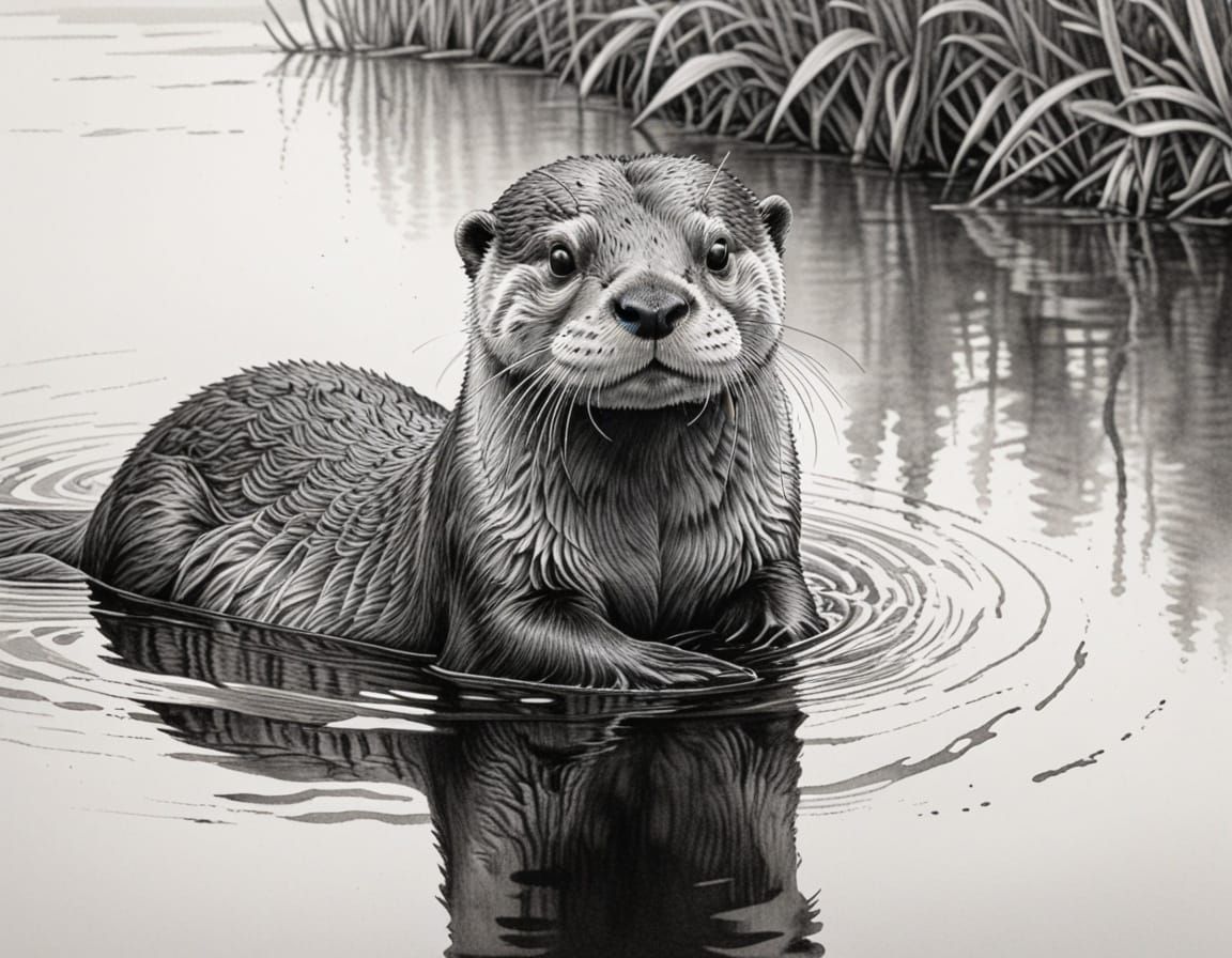 Happy #WorldOtterDay   by @Le Lapin