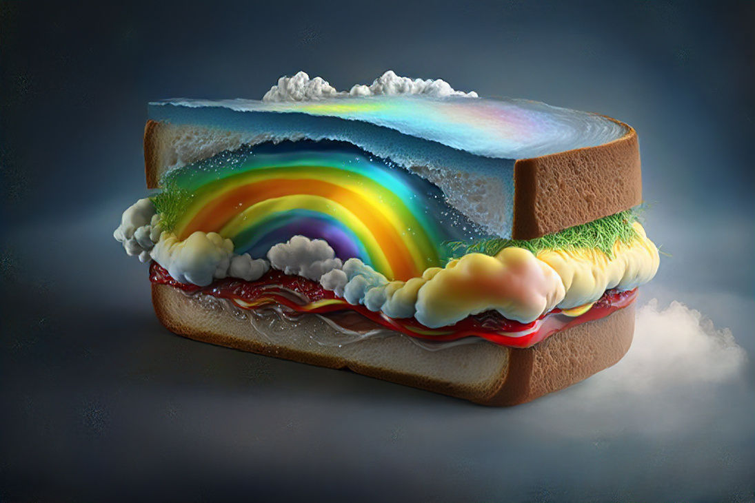 Rainbow Sandwich!