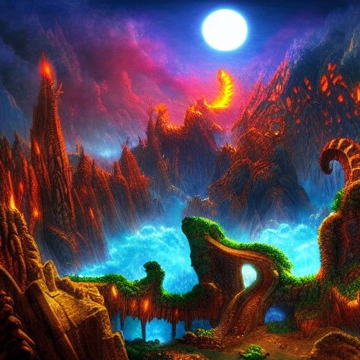 dargon's  village....
