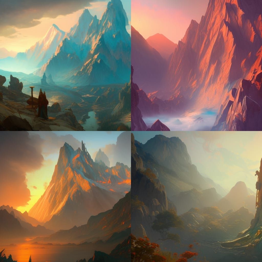 Mount Olympus at dawn
