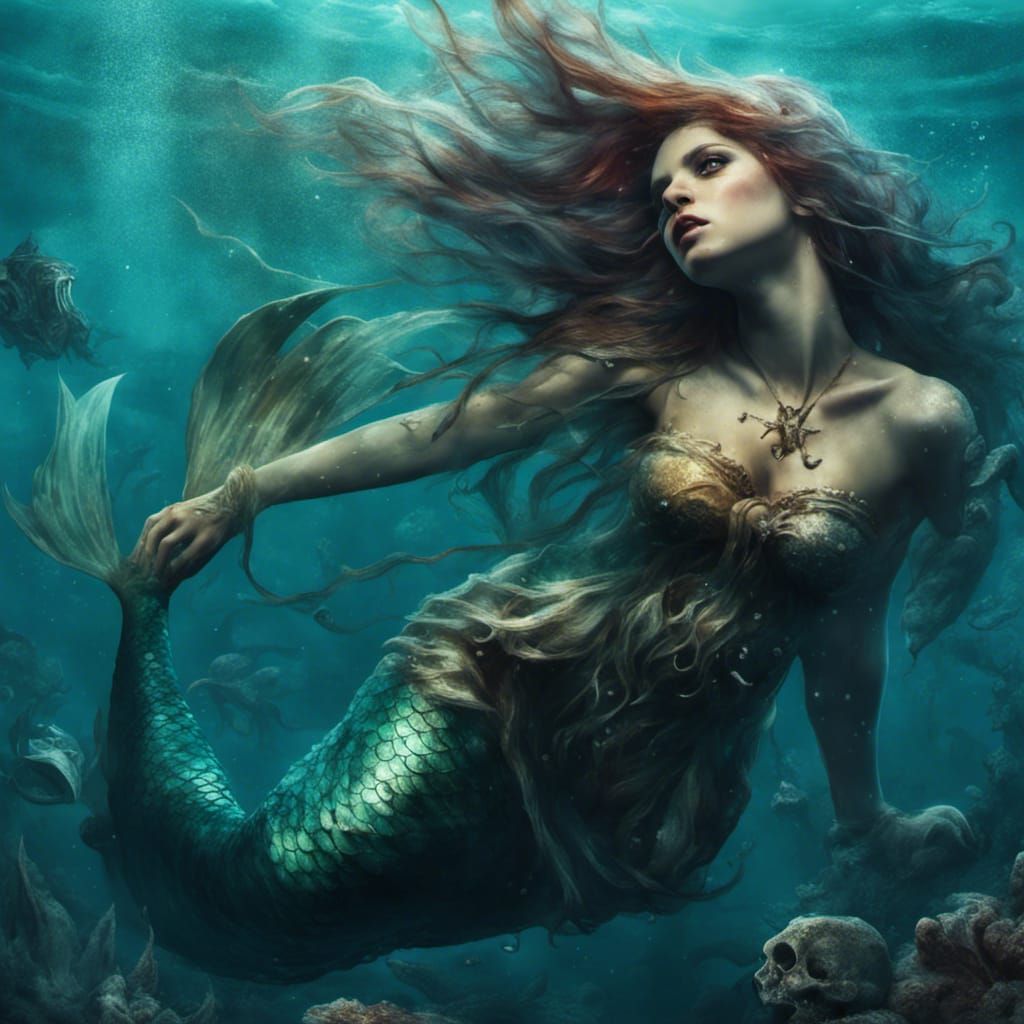 Mermaid's graveyard  by @Sorrowhawk