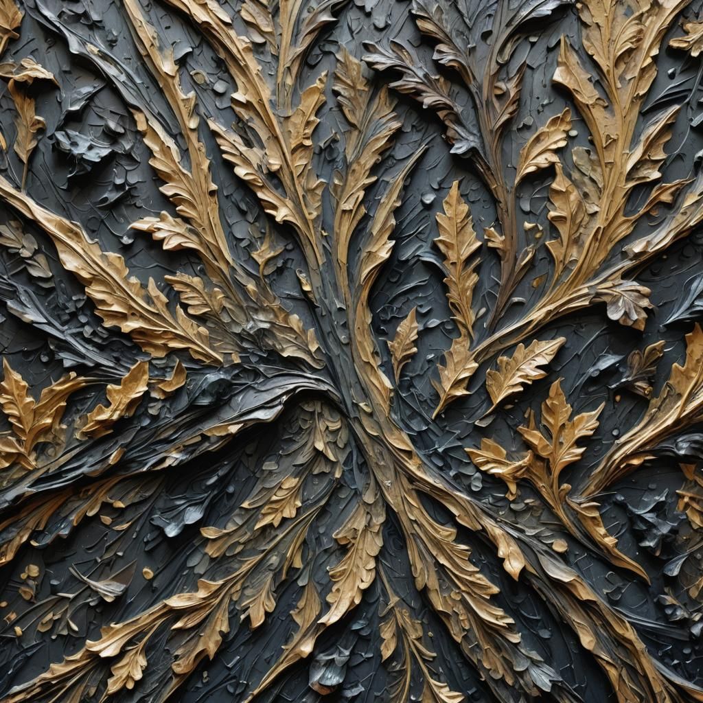Impasto painting