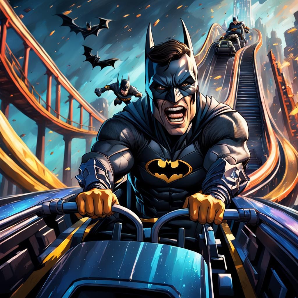 "Whaddya mean, Robin, there's no brakes?"  by @CardinalBiggles