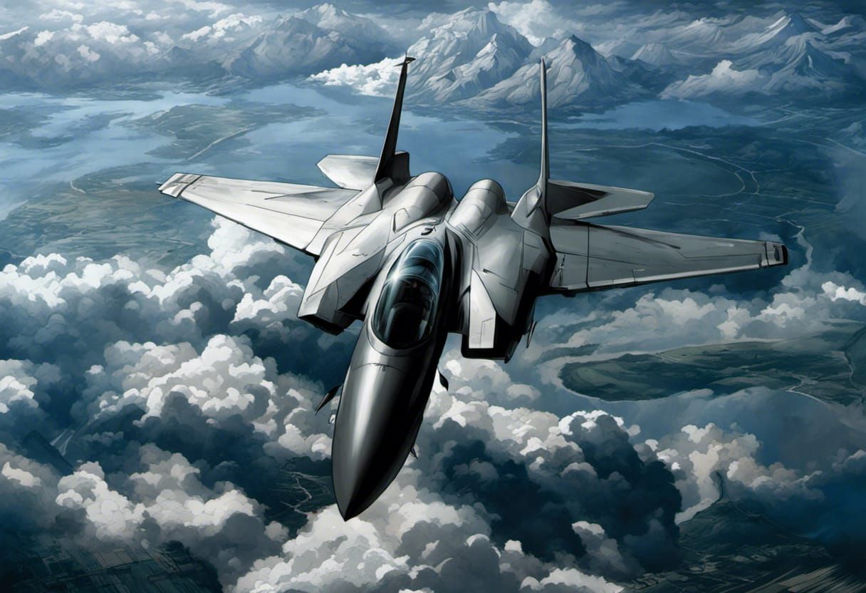 Fighter jet - AI Generated Artwork - NightCafe Creator