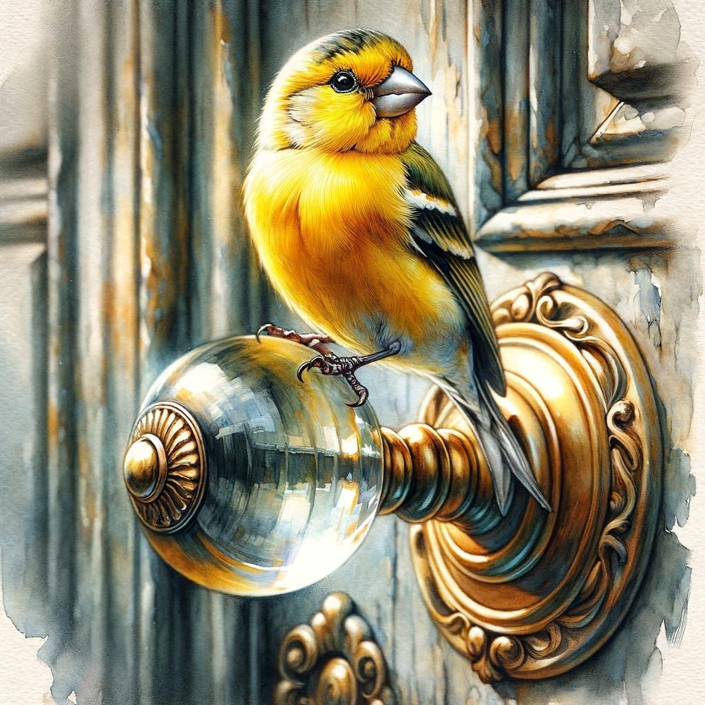 There’s a Visitor at the Door  by @mightyminimoose