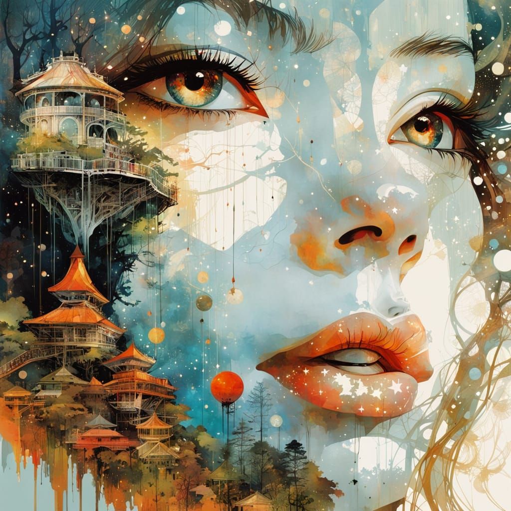 A dream painted with colours 🎨  by @Thomas Shelby 