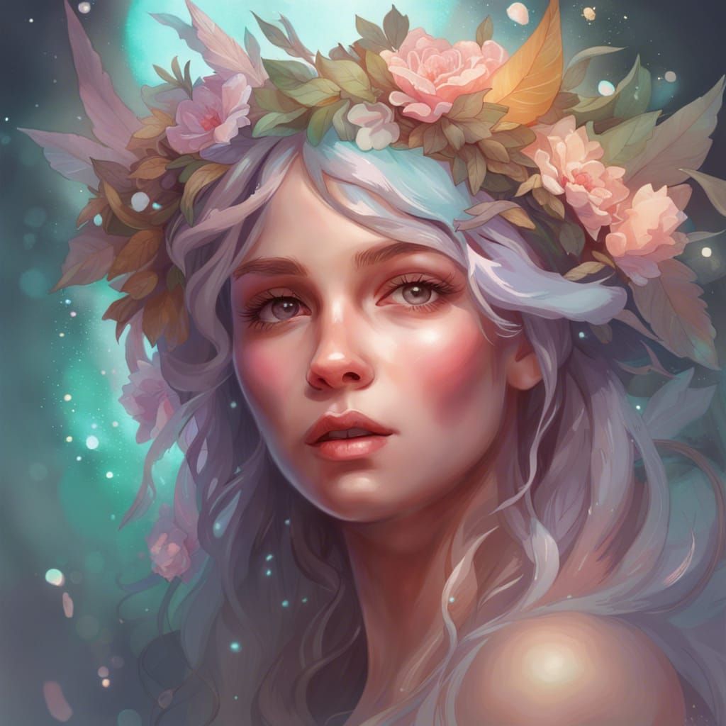 Fairy in spring - AI Generated Artwork - NightCafe Creator