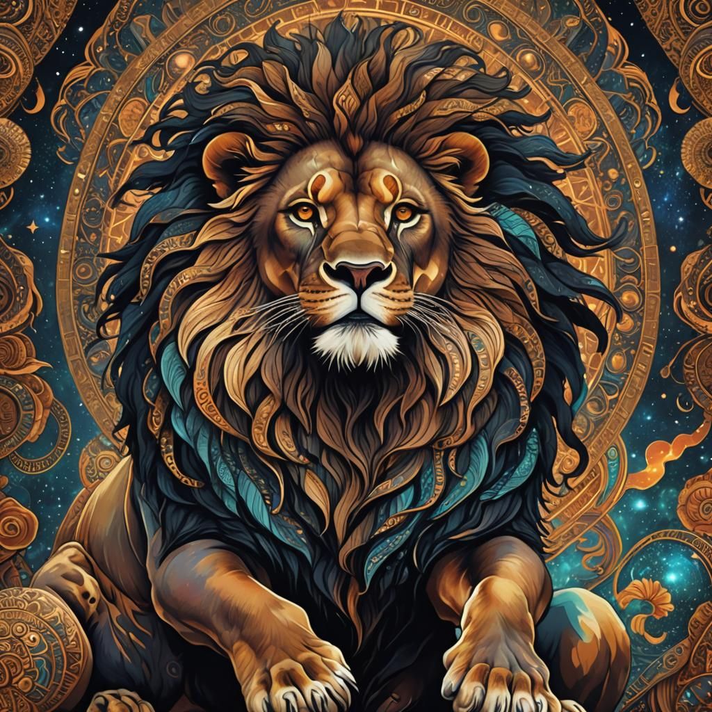 Lion Spirit - AI Generated Artwork - NightCafe Creator