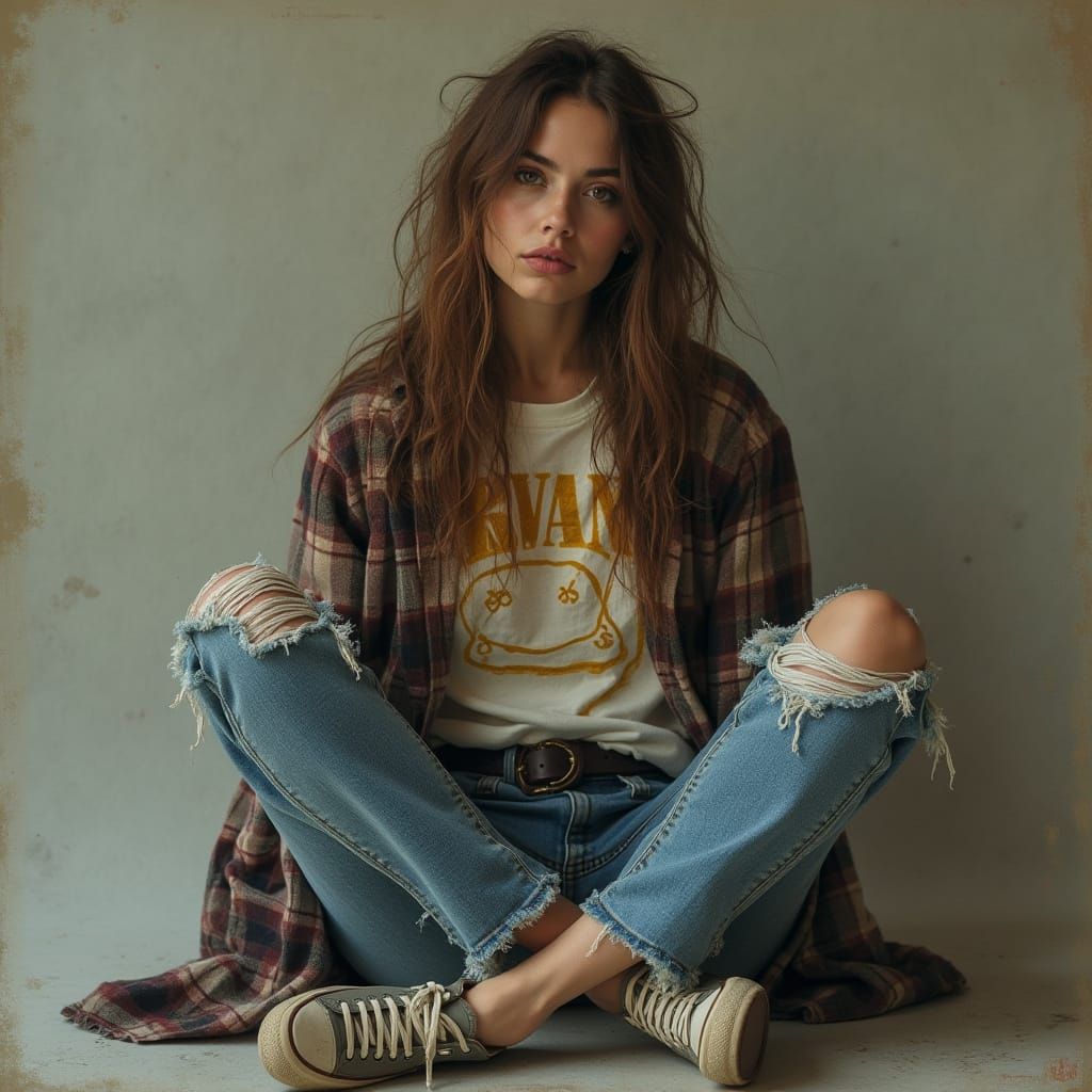 1990's Grunge Movement  by @Kata Lianna Tanaii