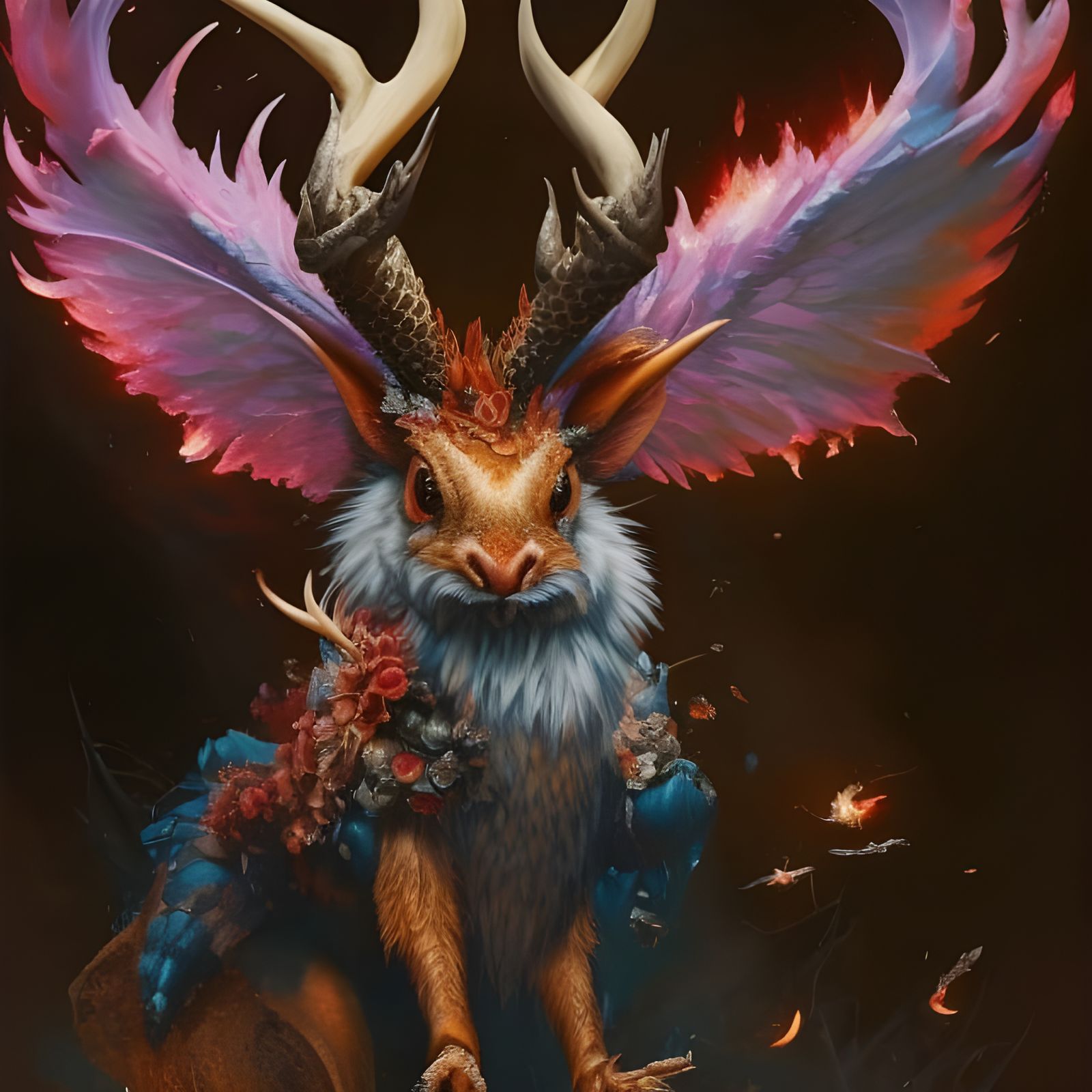 Wild Wolpertinger of the Withering Woods  by @nana