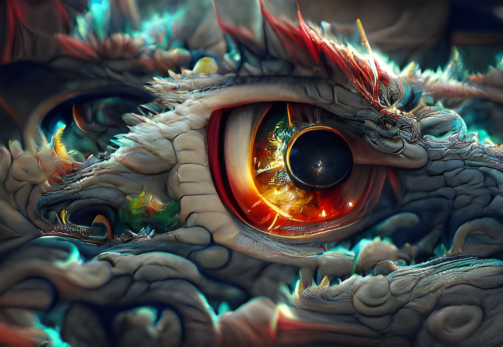 the eye of the dragon AI Generated Artwork NightCafe Creator