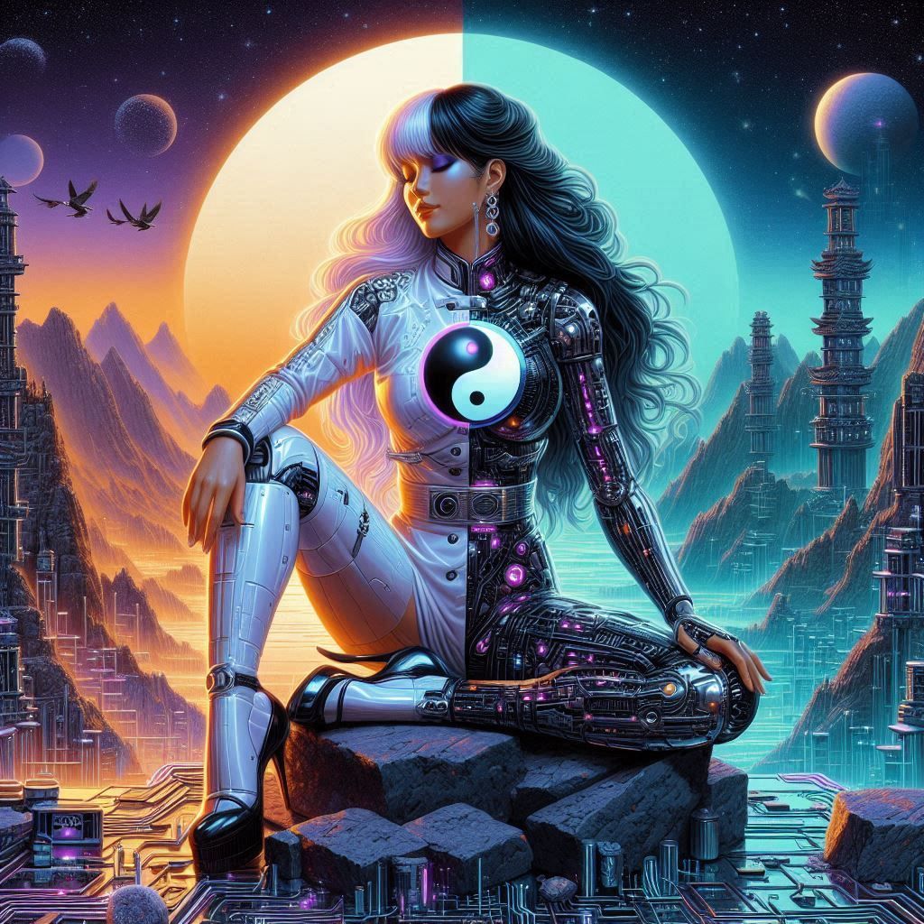 Light and Dark united, Yin and Yang