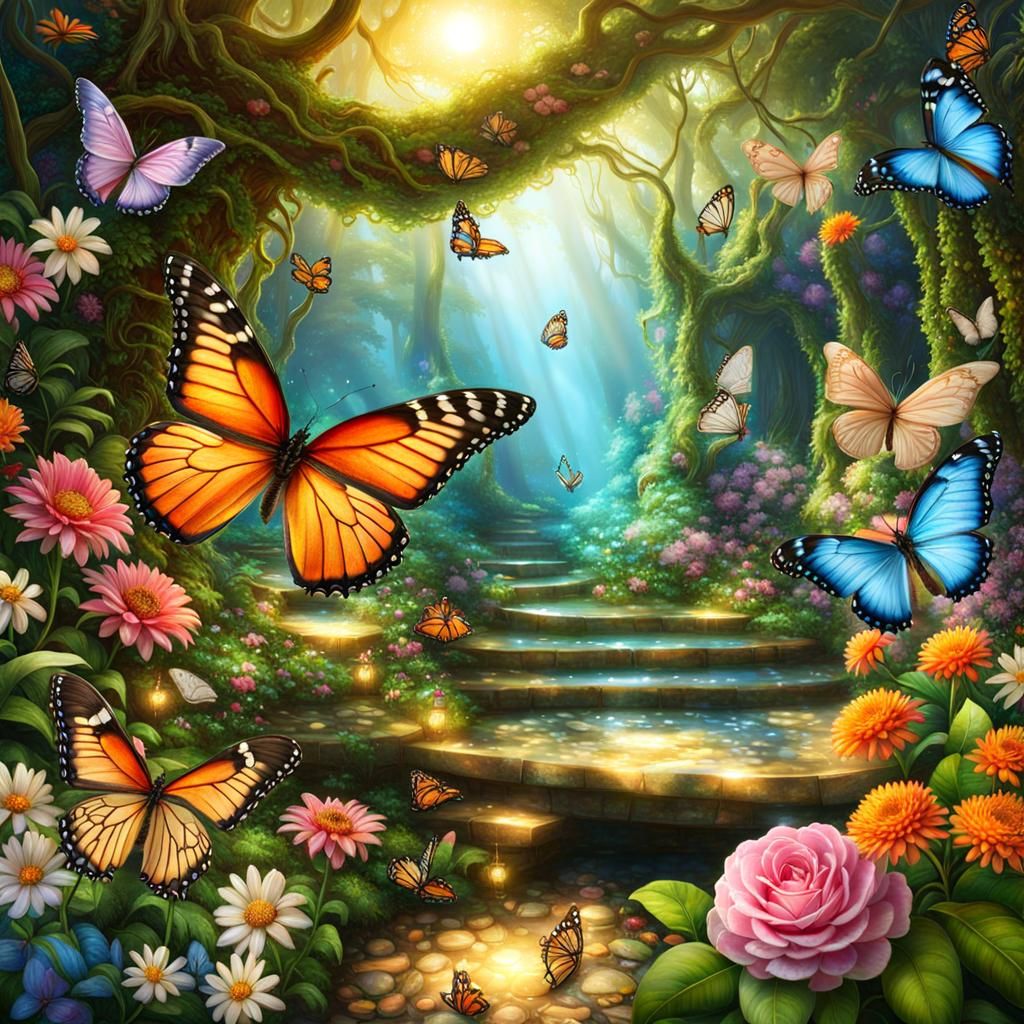 Fairy Forest - AI Generated Artwork - NightCafe Creator