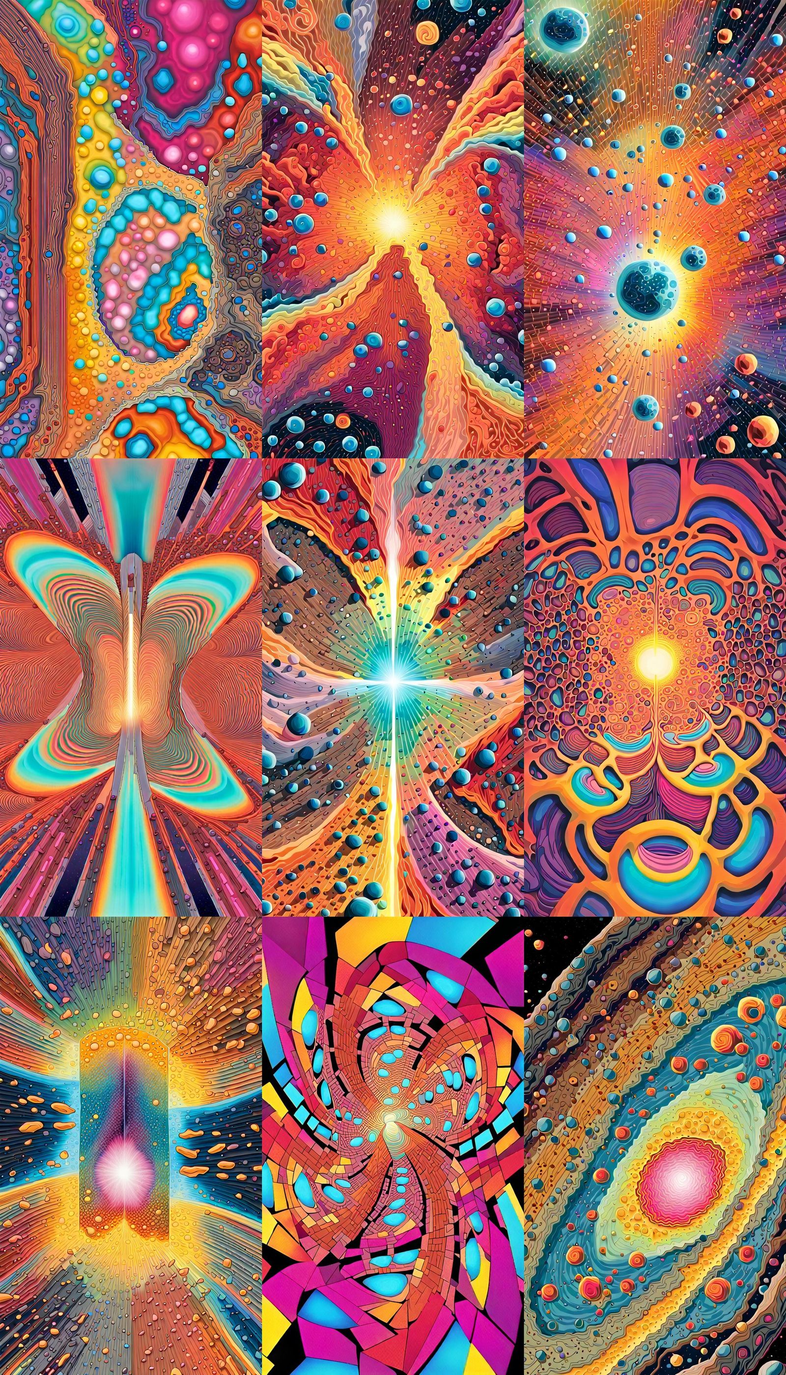 Extrapolate and Illustrate A Cross Section Of The ... - AI Art