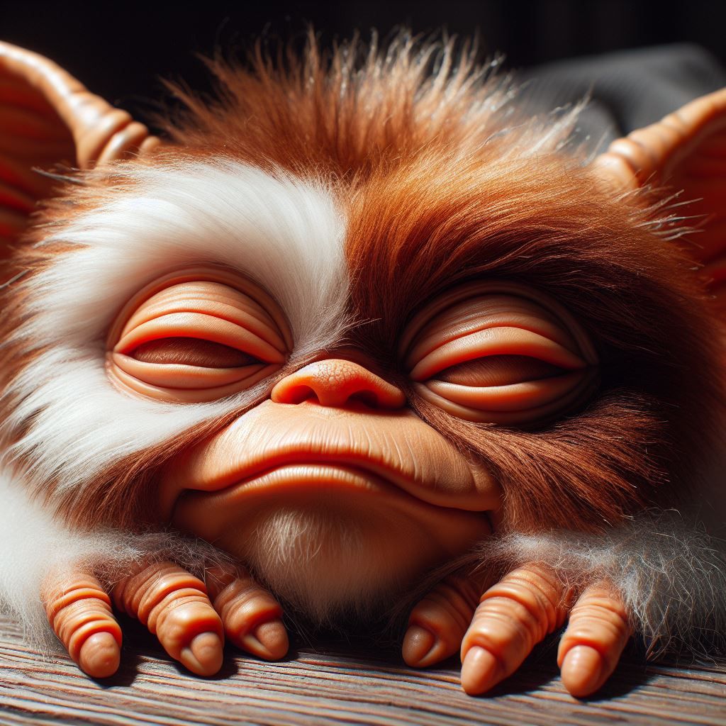 Cute as heck just don't feed it after midnight or get it wet.....