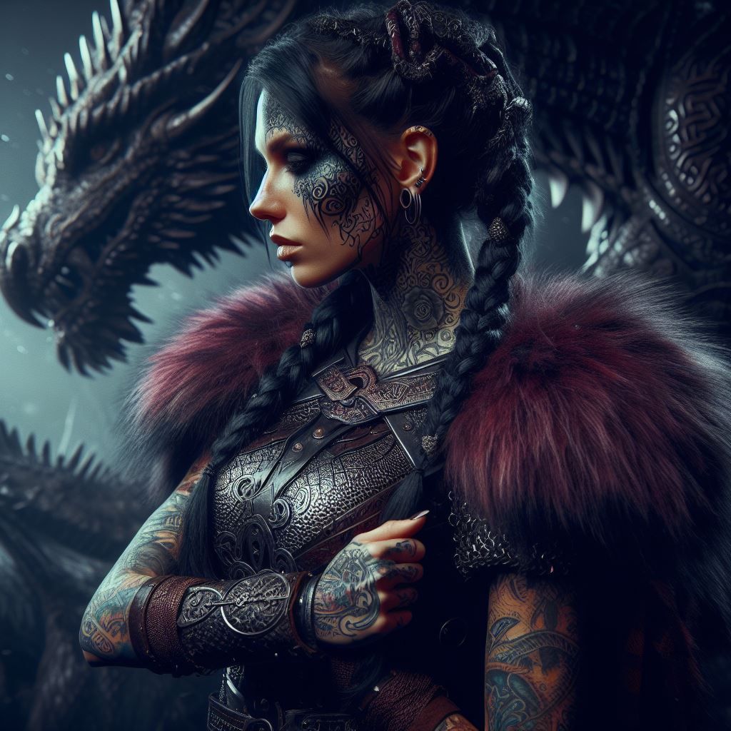 Shield Maiden Dragon rider