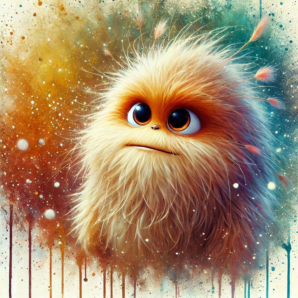 adorable fairy-tale fantasy creature portrait..