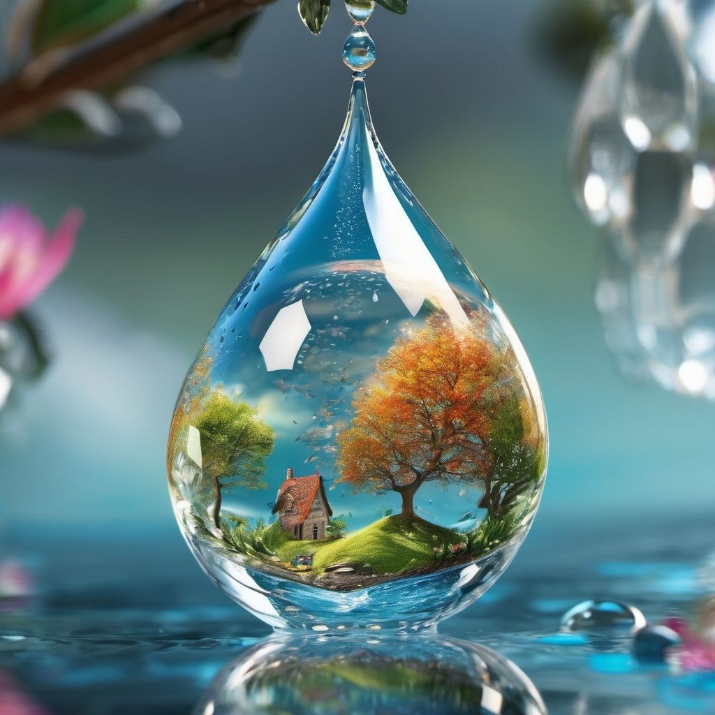 World Inside a Water Drop 💧