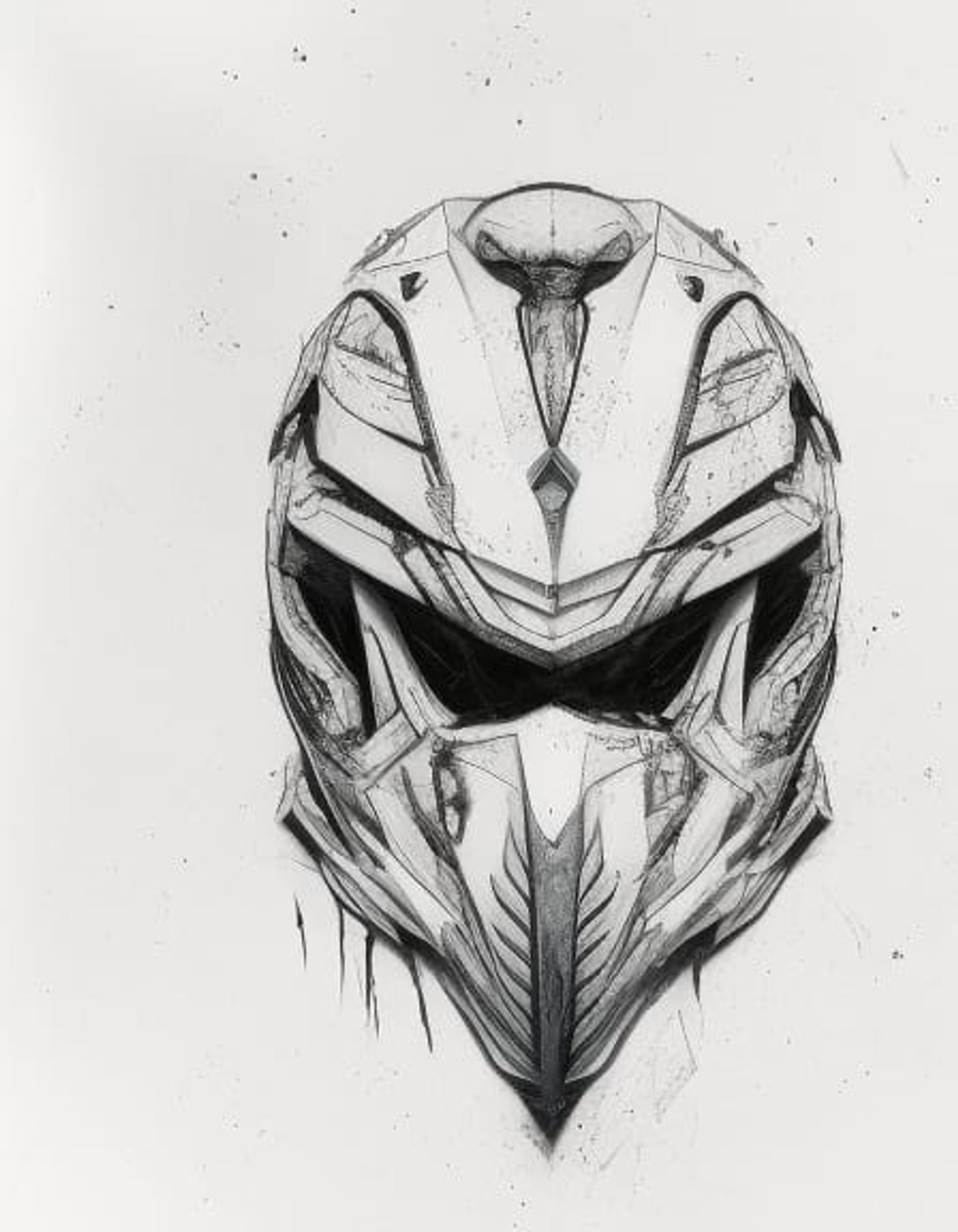 predator helmet drawing
