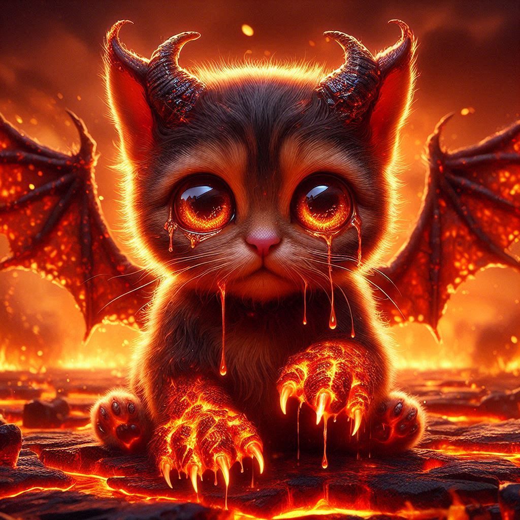 The Cutest Hellion Kitten