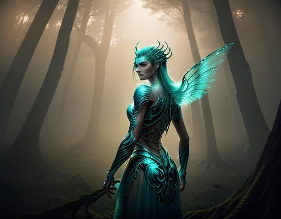 A female amphibioid. 3D Game Cinematic Feel, Epic 3D Videoga...
