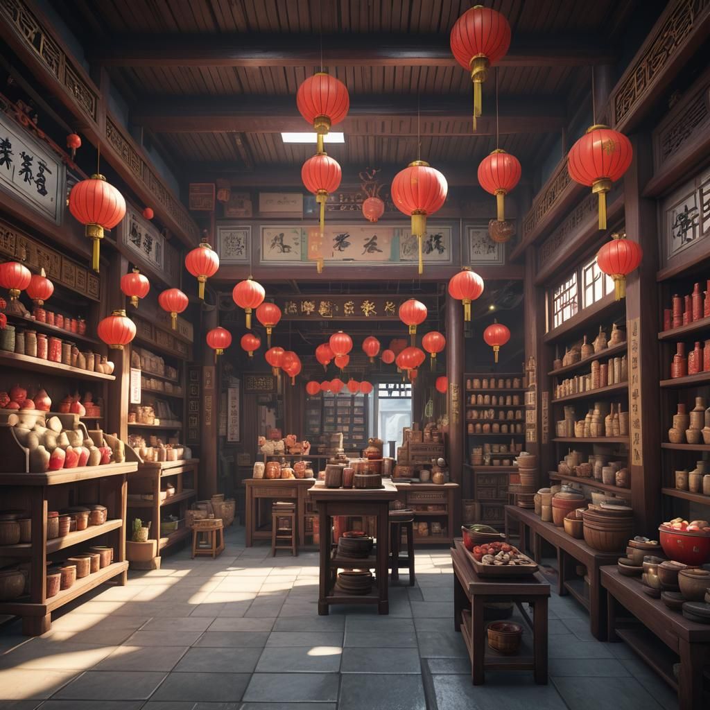 在中国奇迹商店里