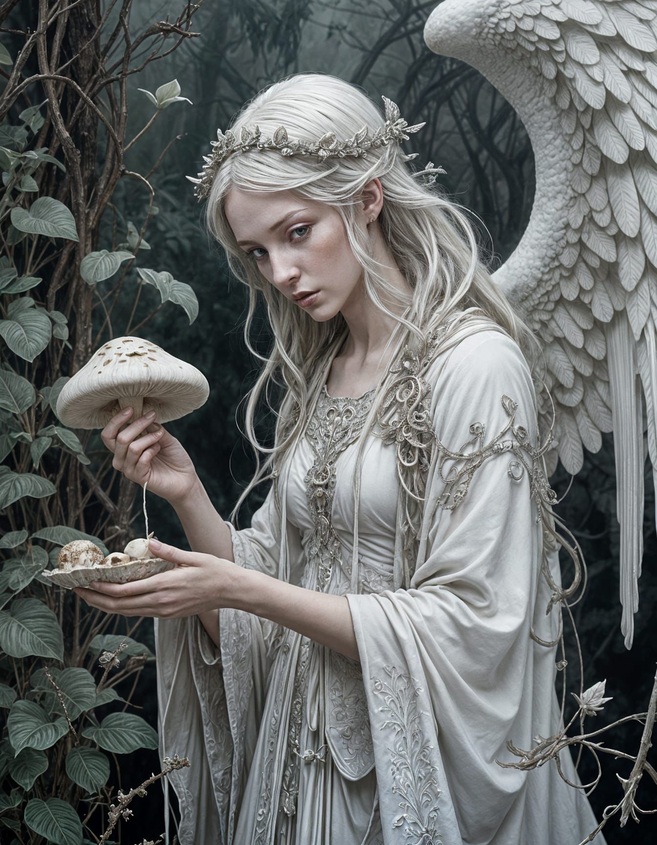 Destroying Angel (Amanita virosa)  by @kauri