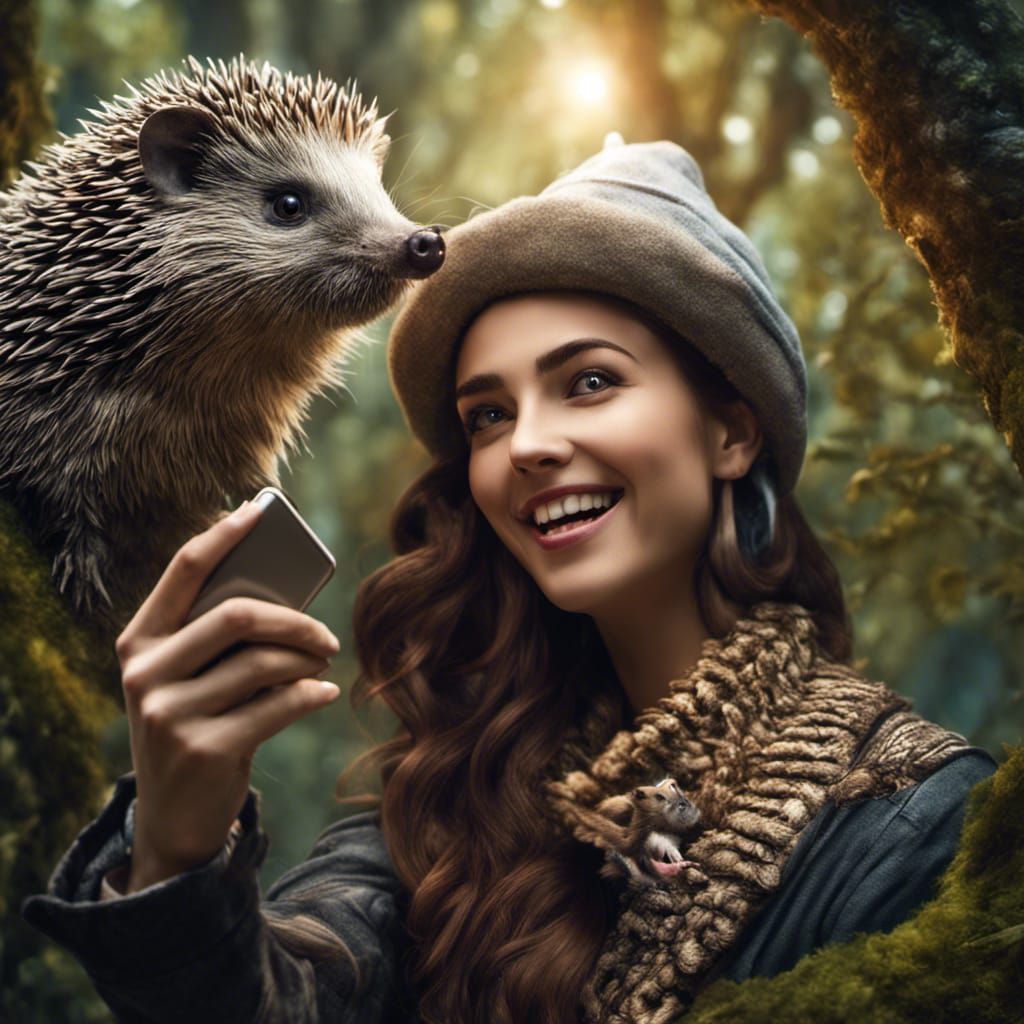 Hedgehog Selfie