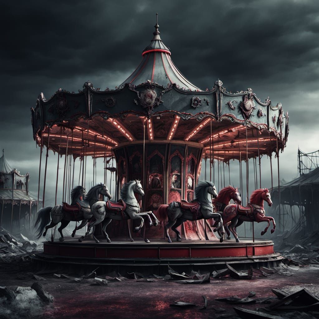 The abandoned carousel   by @NTX